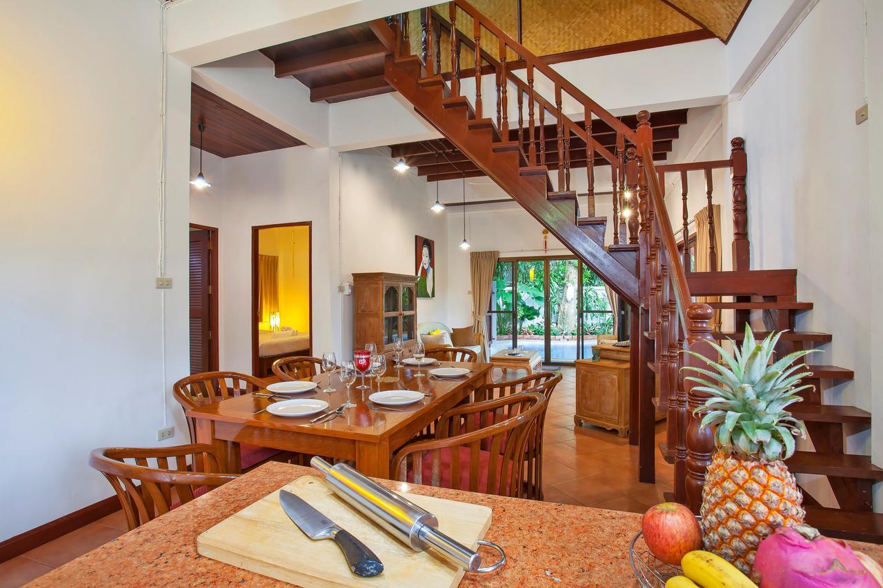 Traditional Thai Villa Nikkie In Tropical Nature, 4Br & Pool, Near Rawai Beach Nai Harn Экстерьер фото