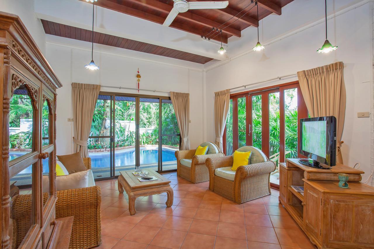 Traditional Thai Villa Nikkie In Tropical Nature, 4Br & Pool, Near Rawai Beach Nai Harn Экстерьер фото